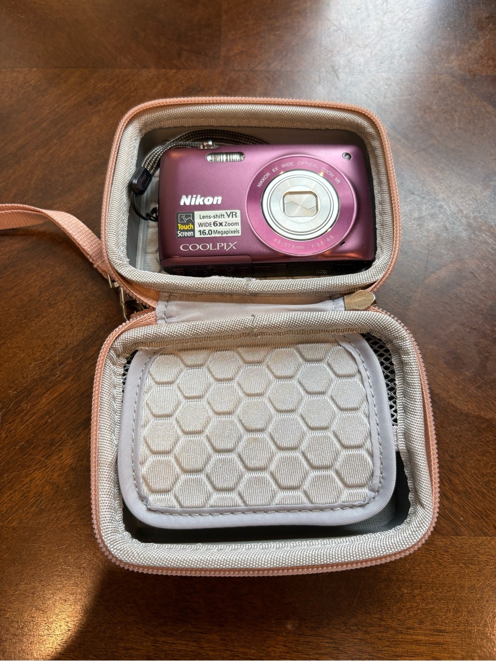 Nikon COOLPIX Compact Digital Camera in Metallic Pink